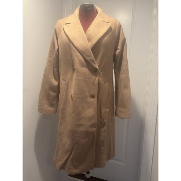 NWT, Never Worn, Fall 2024, Gap Camel hair Long Top Coat, Women L